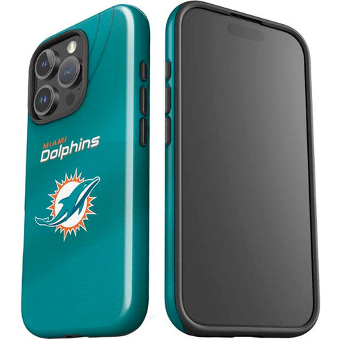 NFL Miami Dolphins Team Jersey iPhone 16 Pro Impact Case